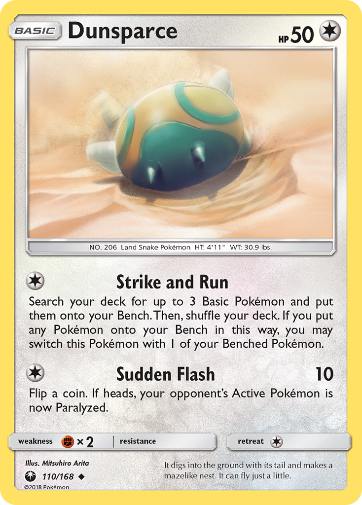 Dunsparce (110/168) [Sun & Moon: Celestial Storm] | Mega City Incorporated