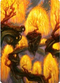 Grove of the Burnwillows Art Card [Zendikar Rising Art Series] | Mega City Incorporated