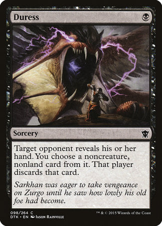 Duress [Dragons of Tarkir] | Mega City Incorporated