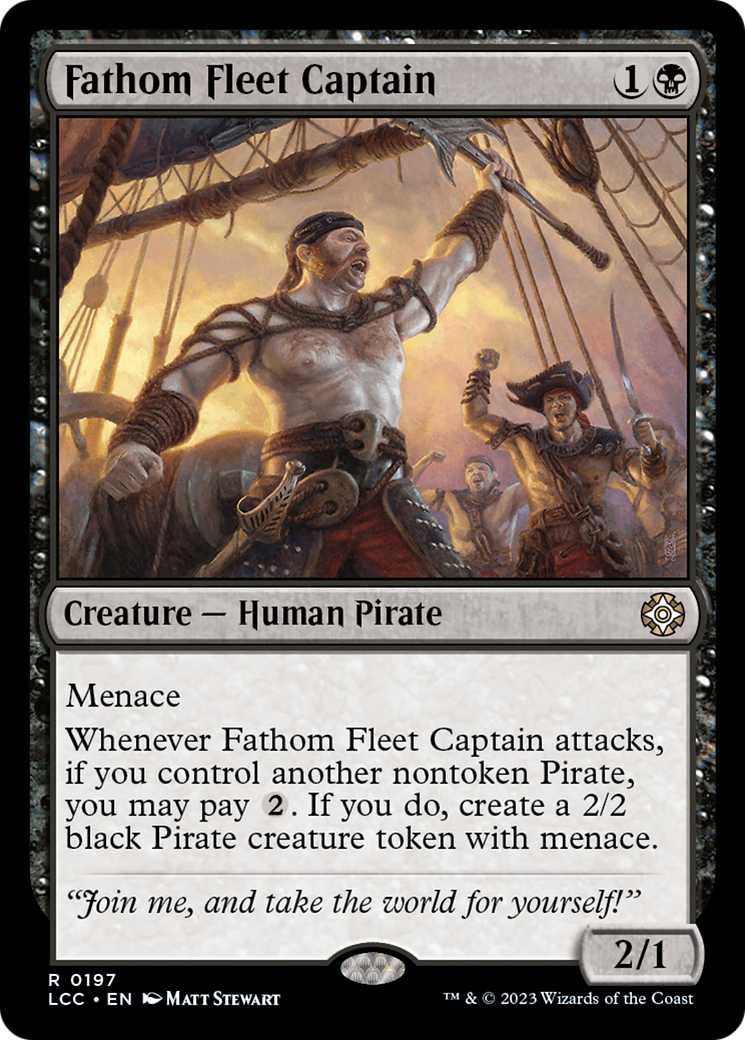 Fathom Fleet Captain [The Lost Caverns of Ixalan Commander] | Mega City Incorporated