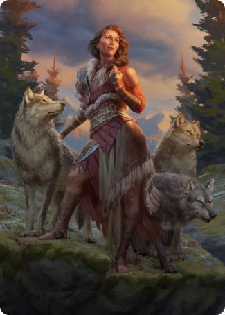 Arlinn, the Pack's Hope 1 Art Card [Innistrad: Midnight Hunt Art Series] | Mega City Incorporated