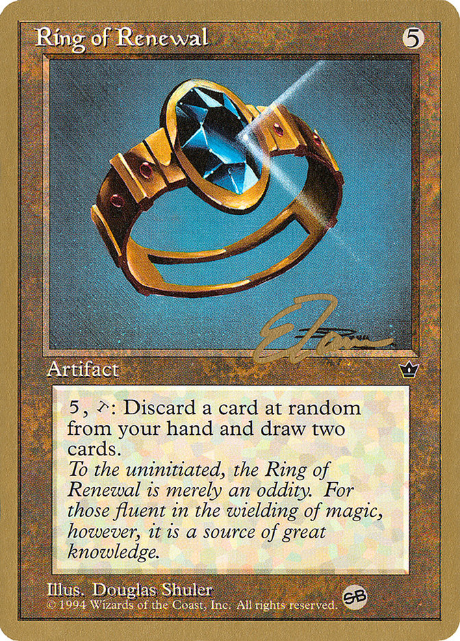 Ring of Renewal (Eric Tam) (SB) [Pro Tour Collector Set] | Mega City Incorporated