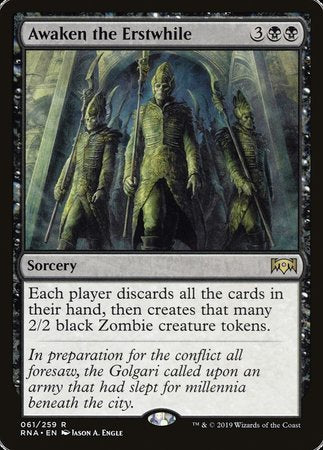 Awaken the Erstwhile [Ravnica Allegiance] | Mega City Incorporated