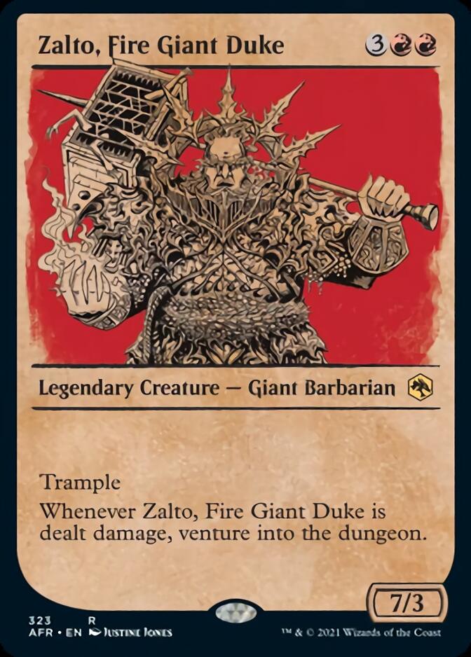Zalto, Fire Giant Duke (Showcase) [Dungeons & Dragons: Adventures in the Forgotten Realms] | Mega City Incorporated