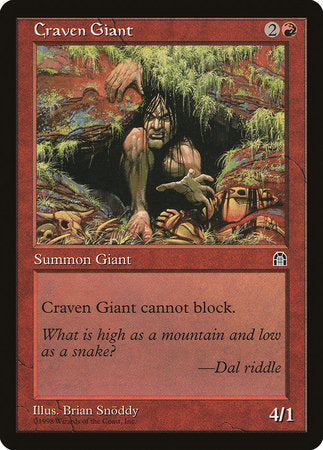 Craven Giant [Stronghold] | Mega City Incorporated