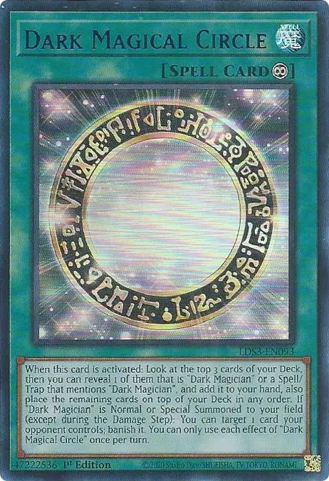 Dark Magical Circle (Blue) [LDS3-EN093] Ultra Rare | Mega City Incorporated