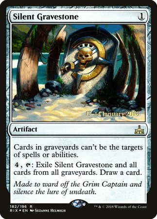 Silent Gravestone [Rivals of Ixalan Promos] | Mega City Incorporated