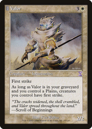 Valor [Time Spiral Timeshifted] | Mega City Incorporated