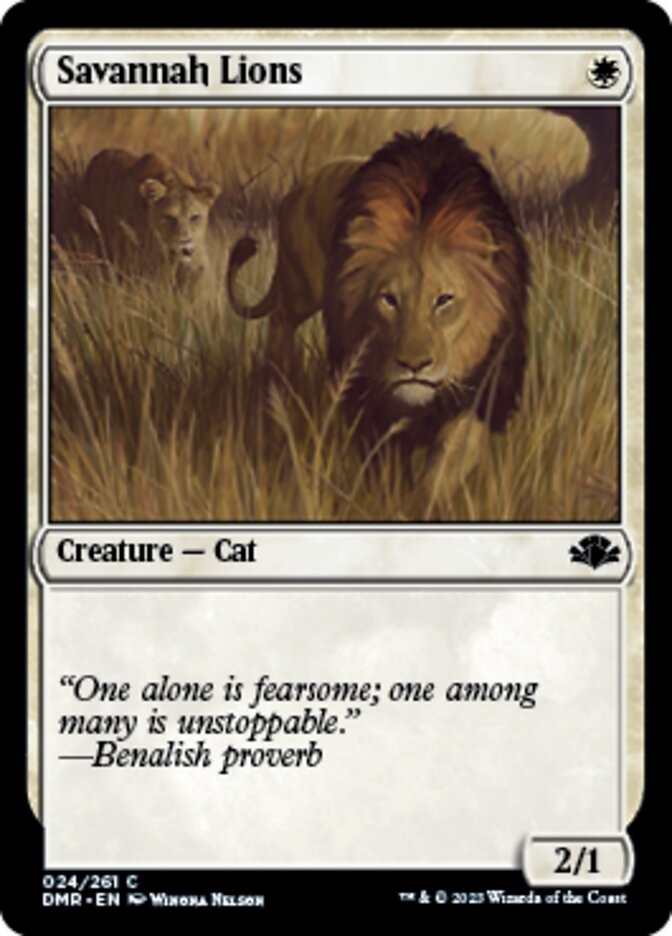 Savannah Lions [Dominaria Remastered] | Mega City Incorporated