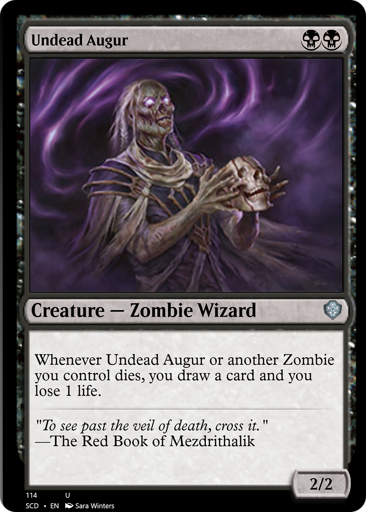 Undead Augur [Starter Commander Decks] | Mega City Incorporated