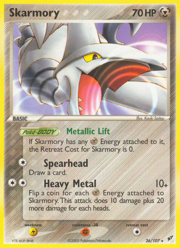 Skarmory (26/107) [EX: Deoxys] | Mega City Incorporated