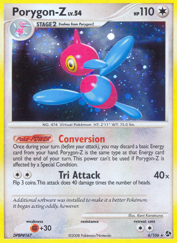 Porygon Z (6/106) (Theme Deck Exclusive) [Diamond & Pearl: Great Encounters] | Mega City Incorporated