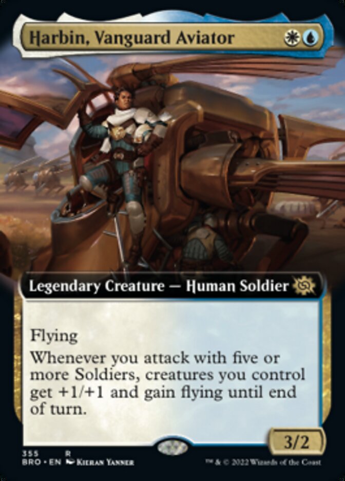 Harbin, Vanguard Aviator (Extended Art) [The Brothers' War] | Mega City Incorporated