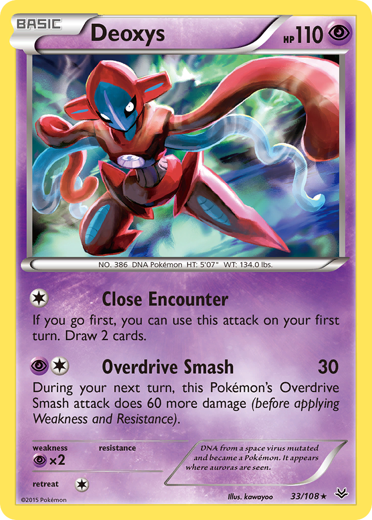 Deoxys (33/108) [XY: Roaring Skies] | Mega City Incorporated