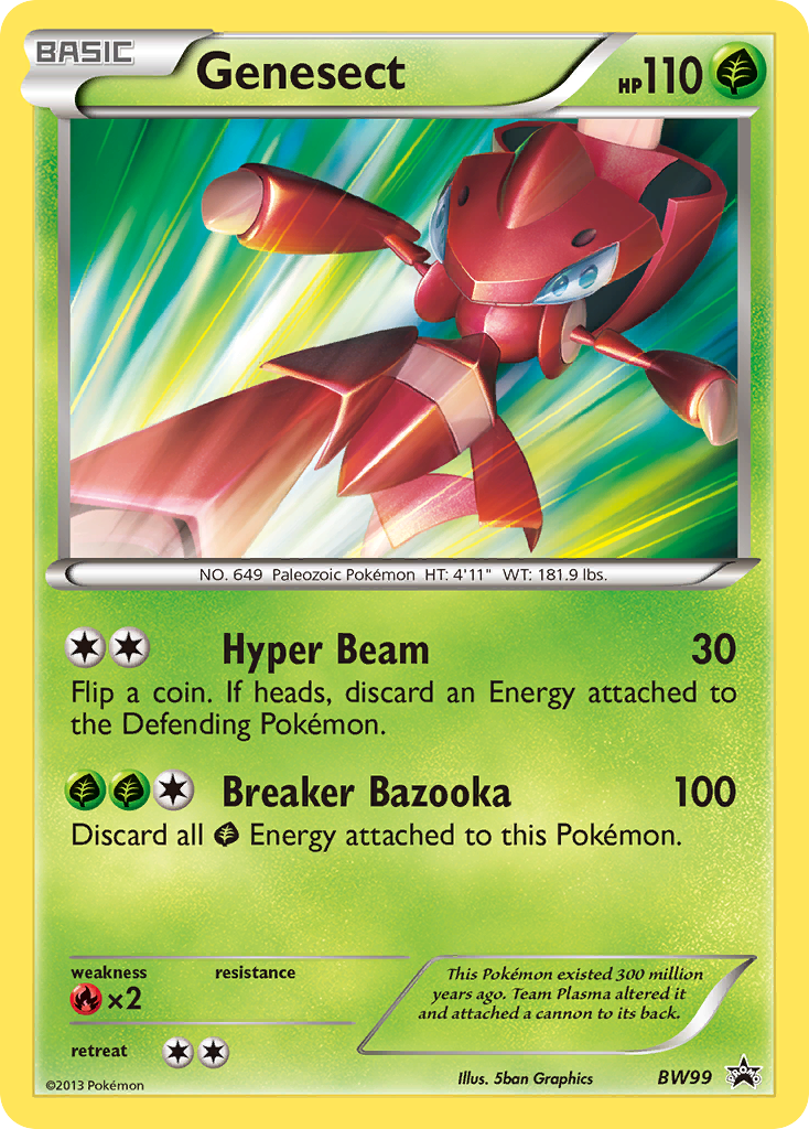 Genesect (BW99) [Black & White: Black Star Promos] | Mega City Incorporated