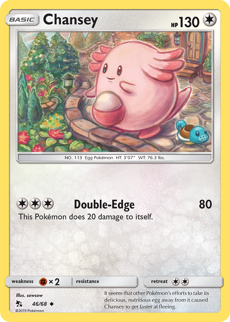 Chansey (46/68) [Sun & Moon: Hidden Fates] | Mega City Incorporated