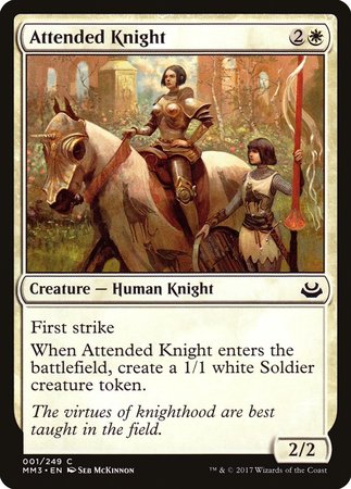 Attended Knight [Modern Masters 2017] | Mega City Incorporated