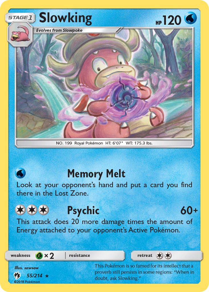 Slowking (55/214) [Sun & Moon: Lost Thunder] | Mega City Incorporated