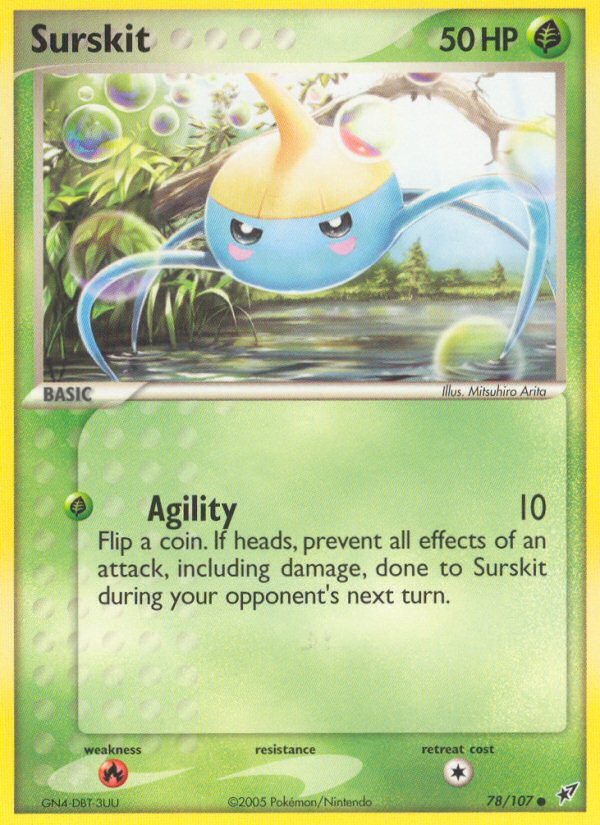 Surskit (78/107) [EX: Deoxys] | Mega City Incorporated