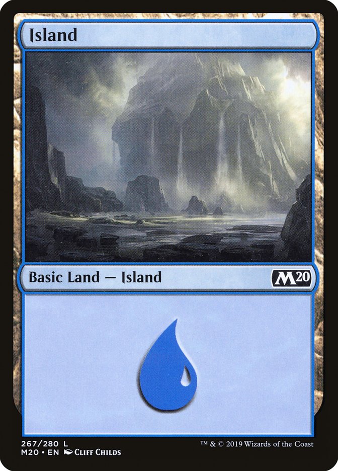 Island (#267) [Core Set 2020] | Mega City Incorporated