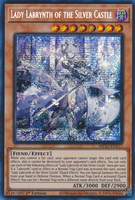 Lady Labrynth of the Silver Castle [MP23-EN177] Prismatic Secret Rare | Mega City Incorporated