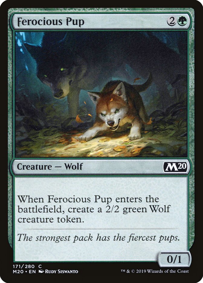 Ferocious Pup [Core Set 2020] | Mega City Incorporated