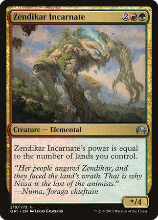 Zendikar Incarnate [Magic Origins] | Mega City Incorporated