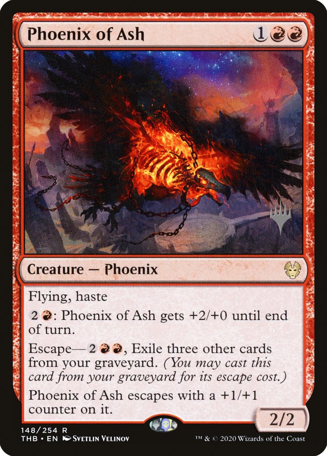 Phoenix of Ash (Promo Pack) [Theros Beyond Death Promos] | Mega City Incorporated