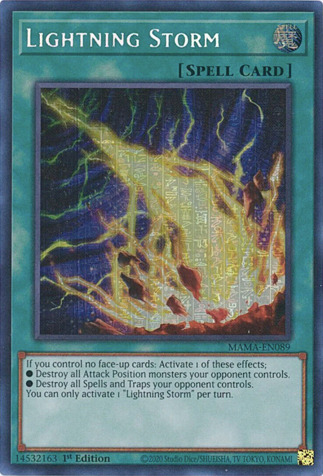 Lightning Storm [MAMA-EN089] Ultra Pharaoh's Rare | Mega City Incorporated