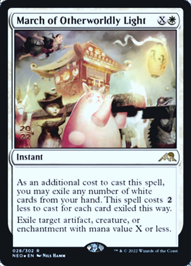 March of Otherworldly Light [Kamigawa: Neon Dynasty Prerelease Promos] | Mega City Incorporated