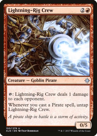 Lightning-Rig Crew [Ixalan] | Mega City Incorporated