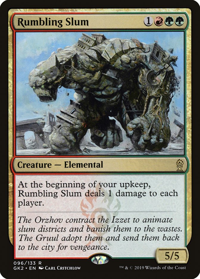 Rumbling Slum [Ravnica Allegiance Guild Kit] | Mega City Incorporated
