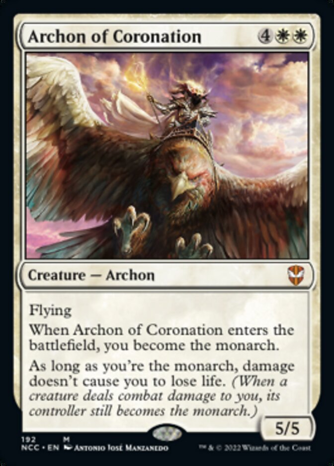 Archon of Coronation [Streets of New Capenna Commander] | Mega City Incorporated