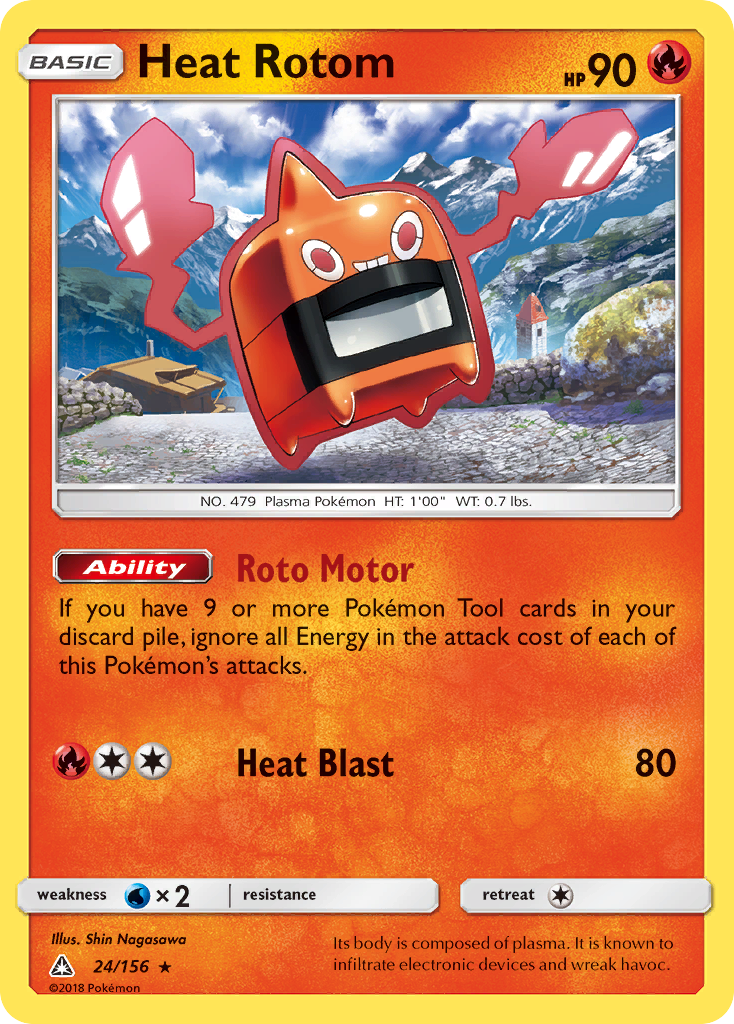 Heat Rotom (24/156) [Sun & Moon: Ultra Prism] | Mega City Incorporated