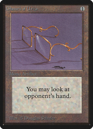 Glasses of Urza [Limited Edition Beta] | Mega City Incorporated