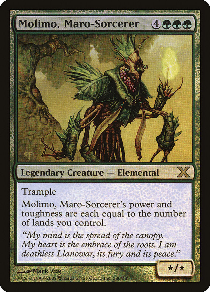 Molimo, Maro-Sorcerer (Premium Foil) [Tenth Edition] | Mega City Incorporated