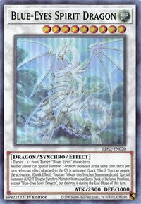 Blue-Eyes Spirit Dragon (Green) [LDS2-EN020] Ultra Rare | Mega City Incorporated