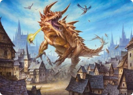 Tarrasque Art Card [Dungeons & Dragons: Adventures in the Forgotten Realms Art Series] | Mega City Incorporated