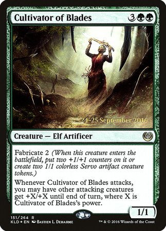 Cultivator of Blades [Kaladesh Promos] | Mega City Incorporated