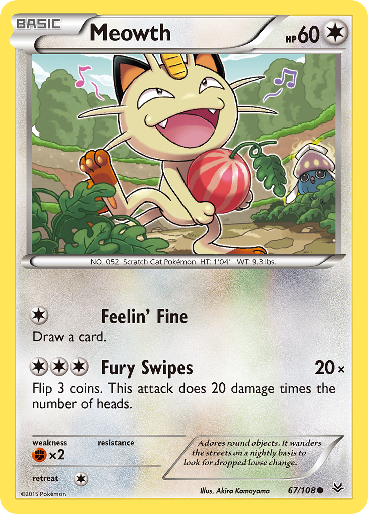 Meowth (67/108) [XY: Roaring Skies] | Mega City Incorporated