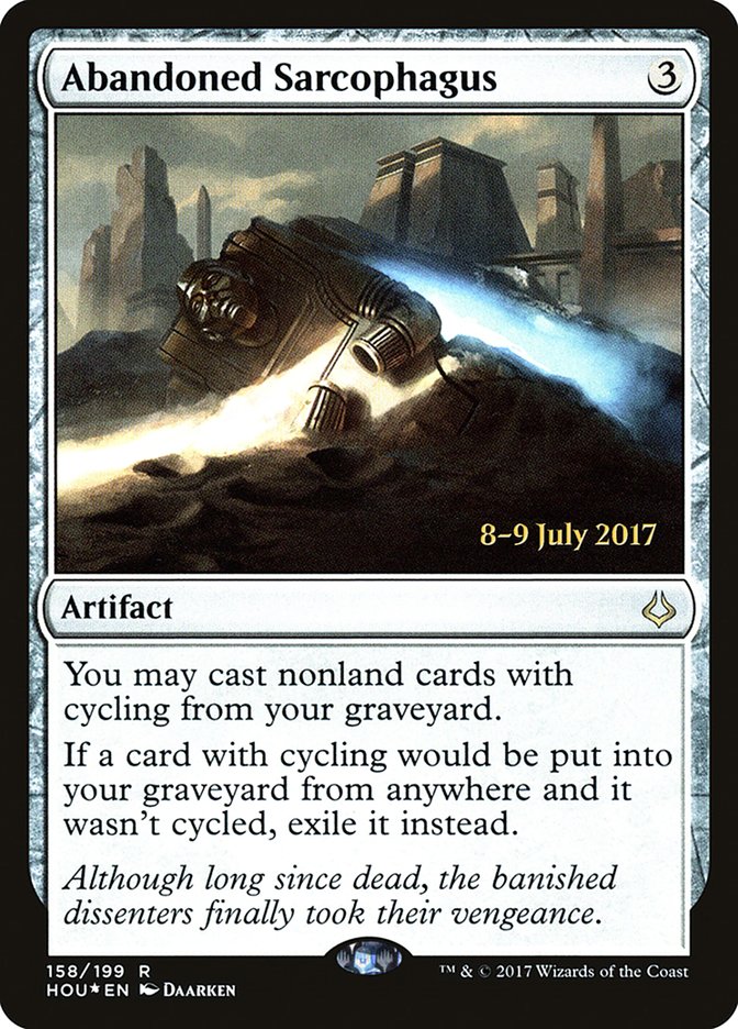 Abandoned Sarcophagus  [Hour of Devastation Prerelease Promos] | Mega City Incorporated