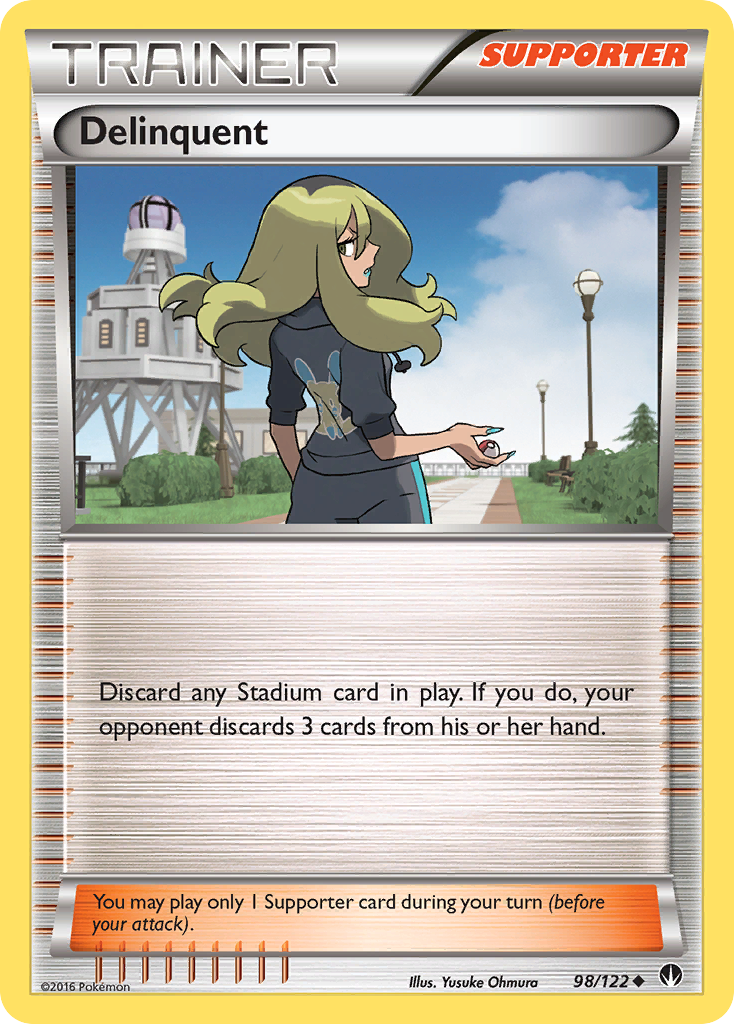 Delinquent (98/122) [XY: BREAKpoint] | Mega City Incorporated