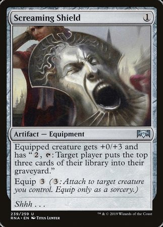 Screaming Shield [Ravnica Allegiance] | Mega City Incorporated