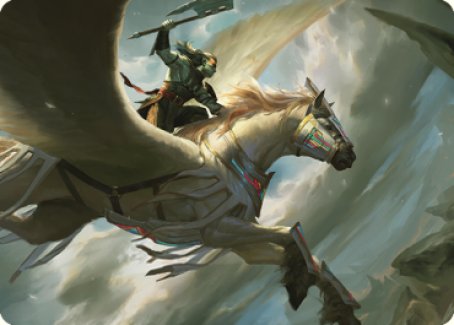 Cleaving Skyrider Art Card [Dominaria United Art Series] | Mega City Incorporated