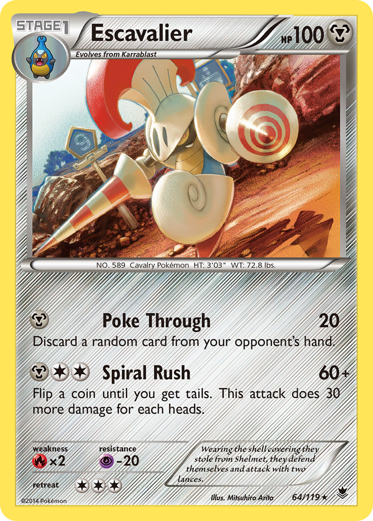 Escavalier (64/119) [XY: Phantom Forces] | Mega City Incorporated