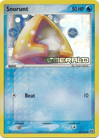 Snorunt (64/106) (Stamped) [EX: Emerald] | Mega City Incorporated