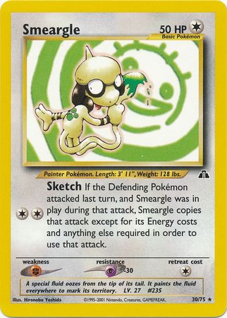 Smeargle (30/75) [Neo Discovery Unlimited] | Mega City Incorporated