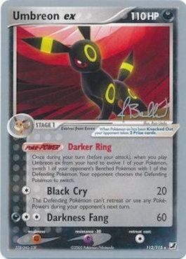 Umbreon ex (112/115) (Eeveelutions - Jimmy Ballard) [World Championships 2006] | Mega City Incorporated