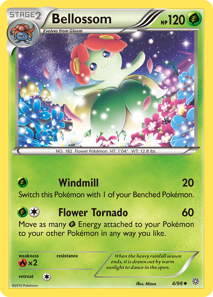 Bellossom (4/98) [XY: Ancient Origins] | Mega City Incorporated