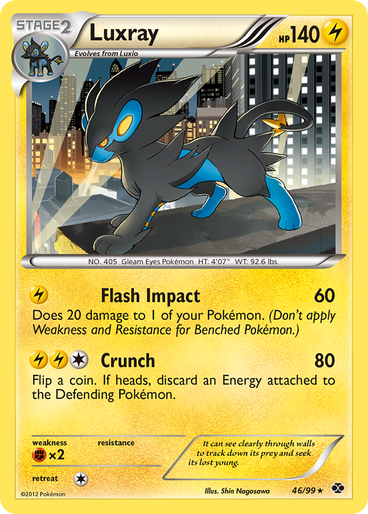 Luxray (46/99) [Black & White: Next Destinies] | Mega City Incorporated